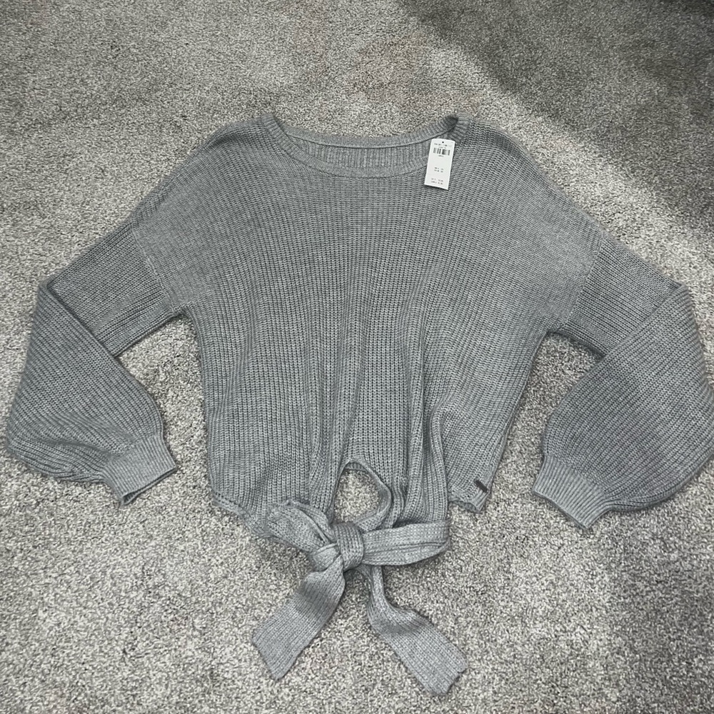 Womens Hollister Sweater with tie